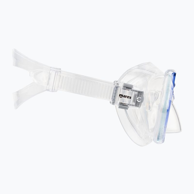 Maska do nurkowania dziecięca Mares Pirate clear/blue 3