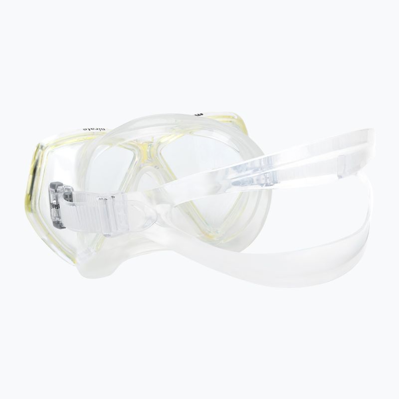 Maska do nurkowania dziecięca Mares Pirate clear/yellow 4