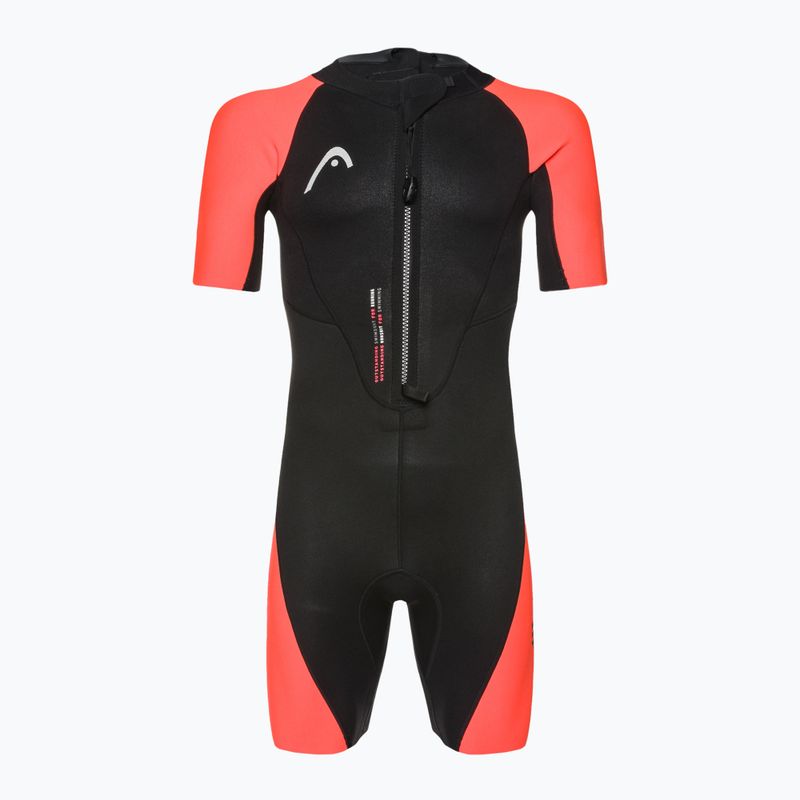 Pianka triathlonowa męska HEAD SwimRun Multi Shorty 2.5 mm black/orange 2