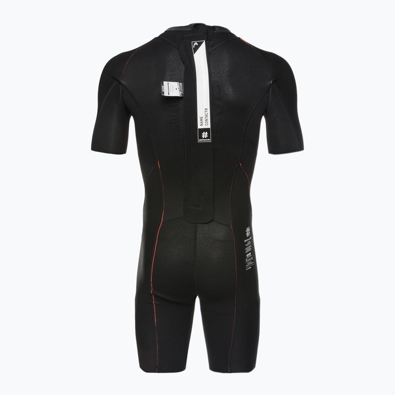 Pianka triathlonowa męska HEAD SwimRun Multi Shorty 2.5 mm black/orange 5