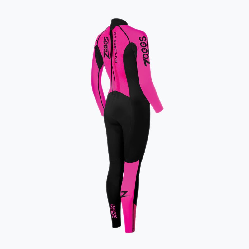 Pianka do pływania damska Zoggs Ow Explorer Fs 3.2.2 mm black/pink 2