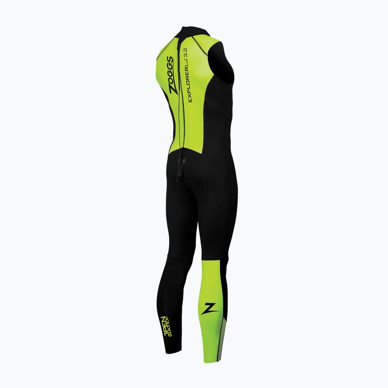 Pianka do pływania męska Zoggs OW Explorer LJ 3.2.2 mm black/lime 2