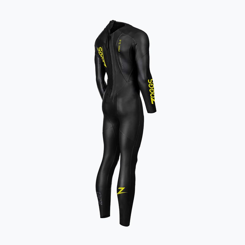 Pianka do pływania damska Zoggs Ow Free 3/2 mm black/yellow 2
