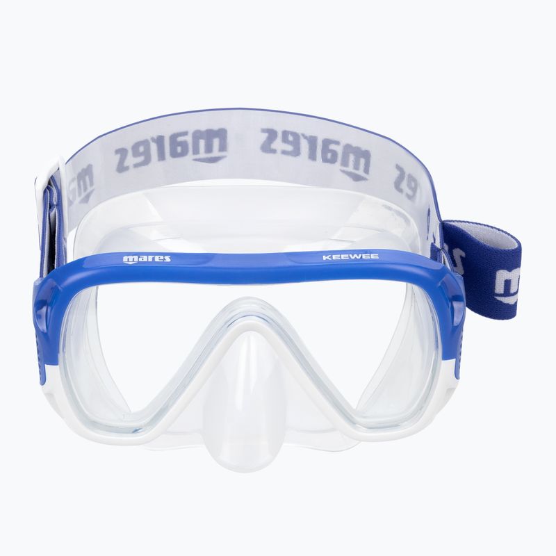 Maska do snorkelingu Mares Keewee blue/clear 2