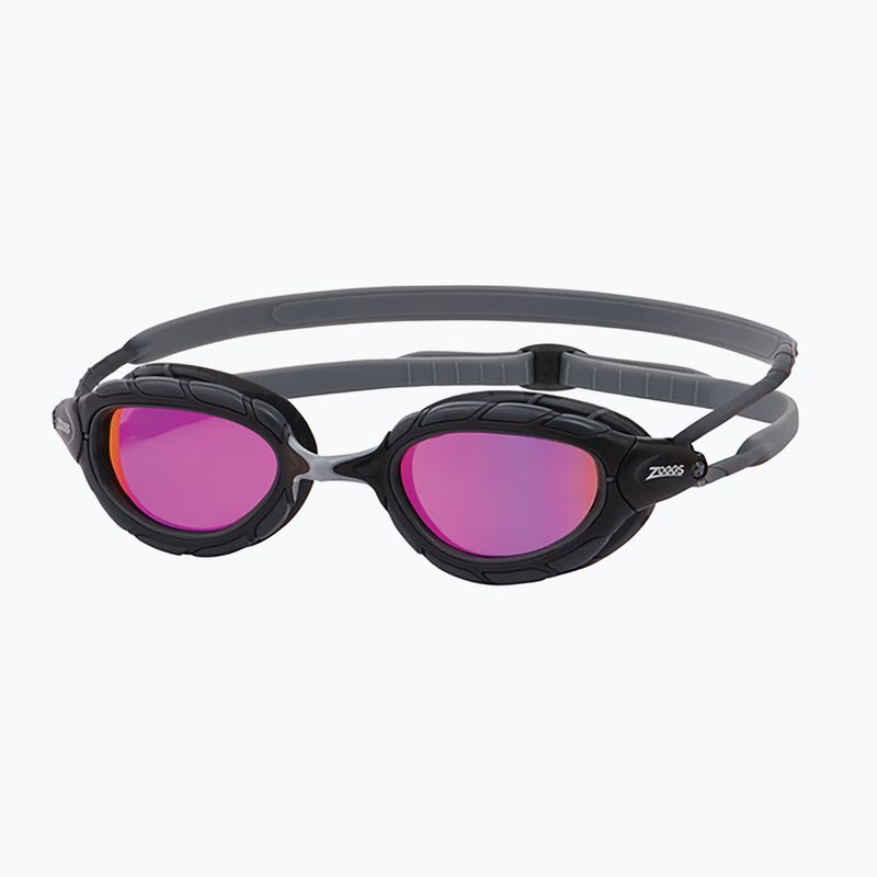 Okulary do pływania Zoggs Predator Titanium grey/ black/ mirror pink