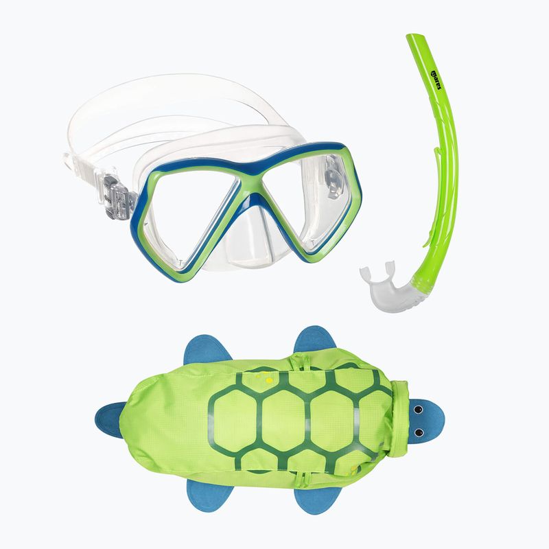 Zestaw do snorkelingu dziecięcy Mares Combo Zoo green