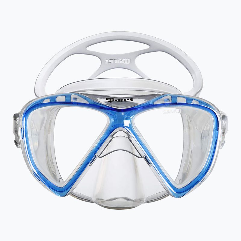 Maska do snorkelingu Mares Samui Mid blue reflex/clear 2