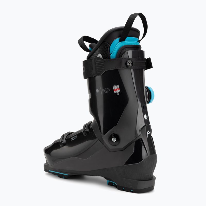 Buty narciarskie męskie HEAD Kaliber 130 MV GW Boa2 black/speedblue 2