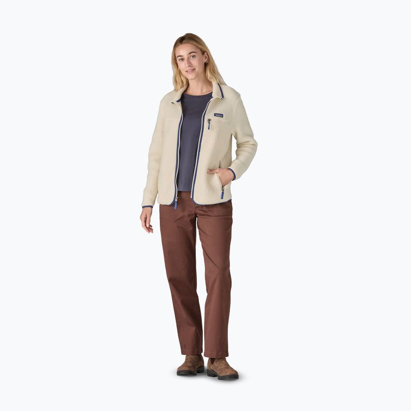 Bluza trekkingowa damska Patagonia Retro Pile permafrost natural 2