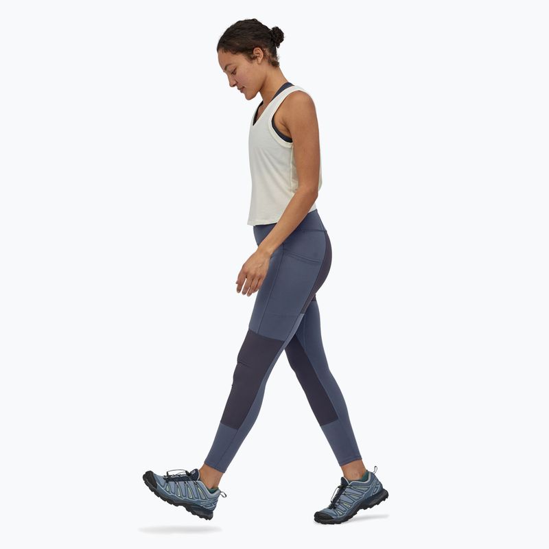 Legginsy damskie Patagonia Pack Out Hike smordel blue 4