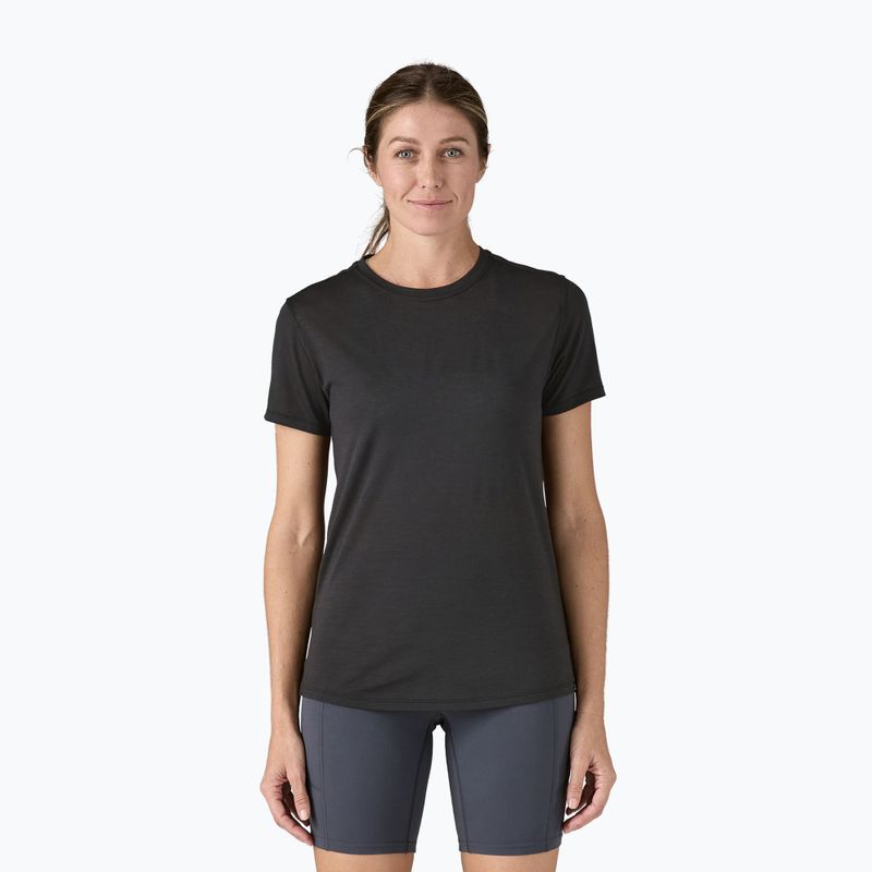 Koszulka damska Patagonia Cap Cool Merino Blend black 2