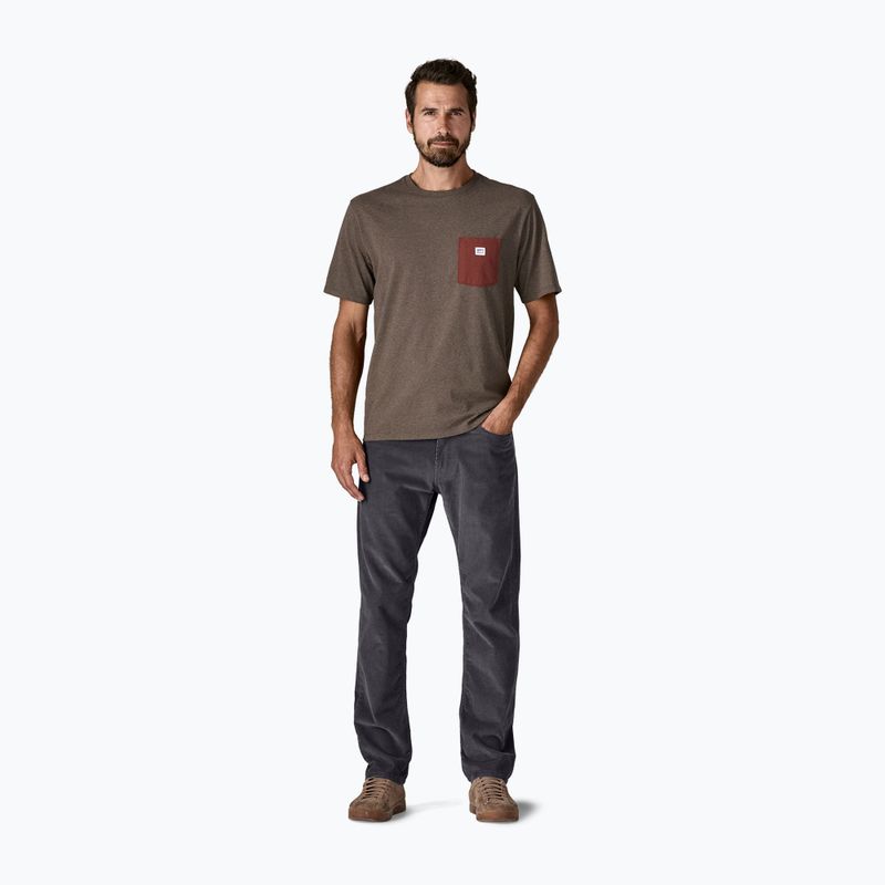 Spodnie męskie Patagonia Organic Cotton Corduroy Jeans - Reg forge grey 2