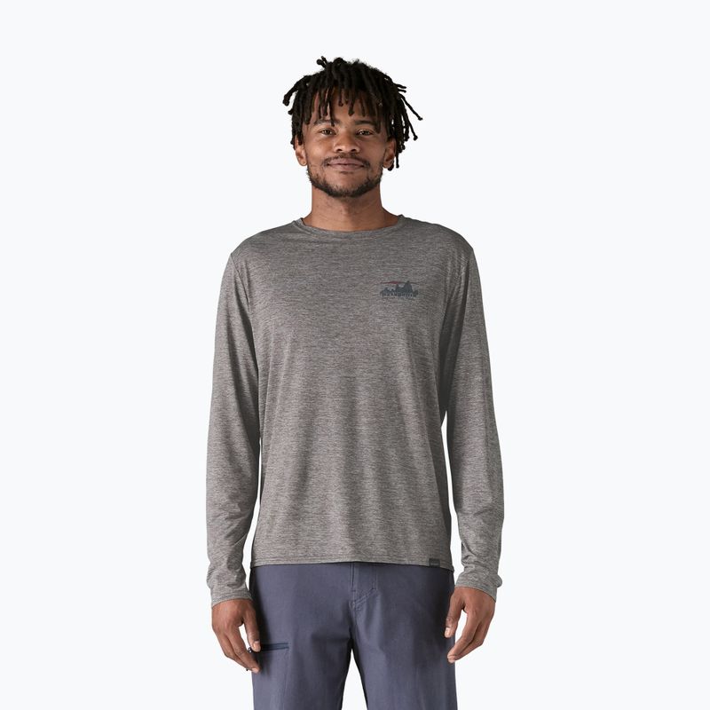 Longsleeve męski Patagonia Cap Cool Daily Graphic Shirt 73 skyline/feather grey 2