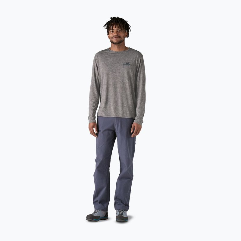 Longsleeve męski Patagonia Cap Cool Daily Graphic Shirt 73 skyline/feather grey 4