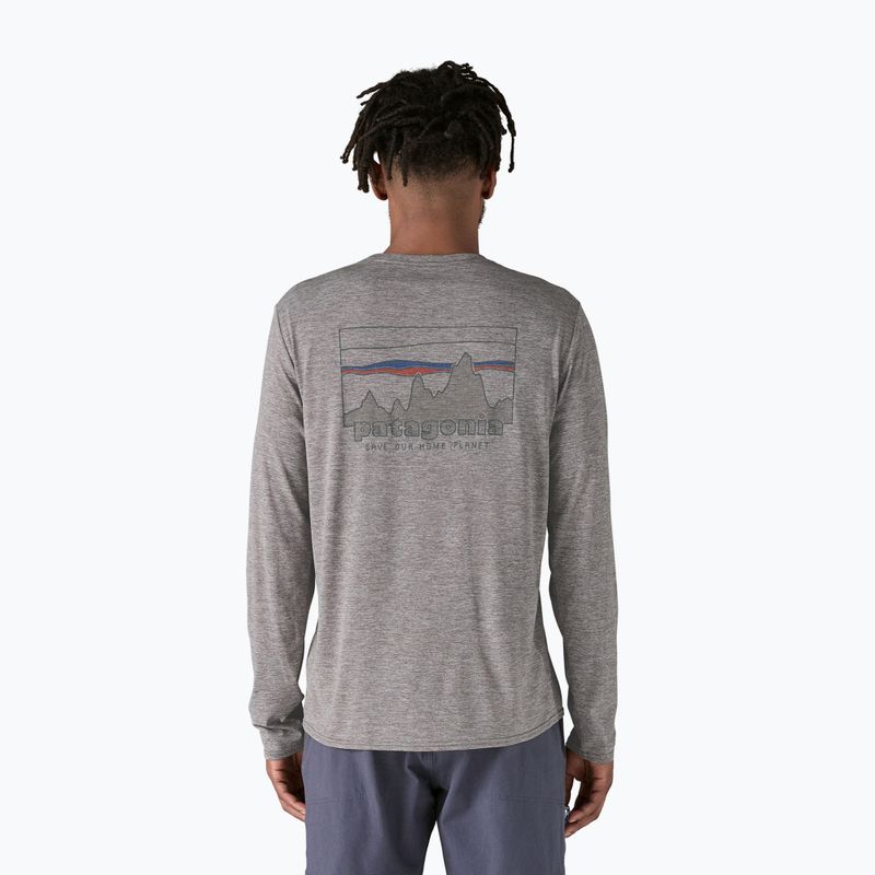 Longsleeve męski Patagonia Cap Cool Daily Graphic Shirt 73 skyline/feather grey 5