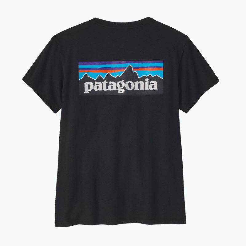 Koszulka damska Patagonia P-6 Logo Responsibili-Tee black 3