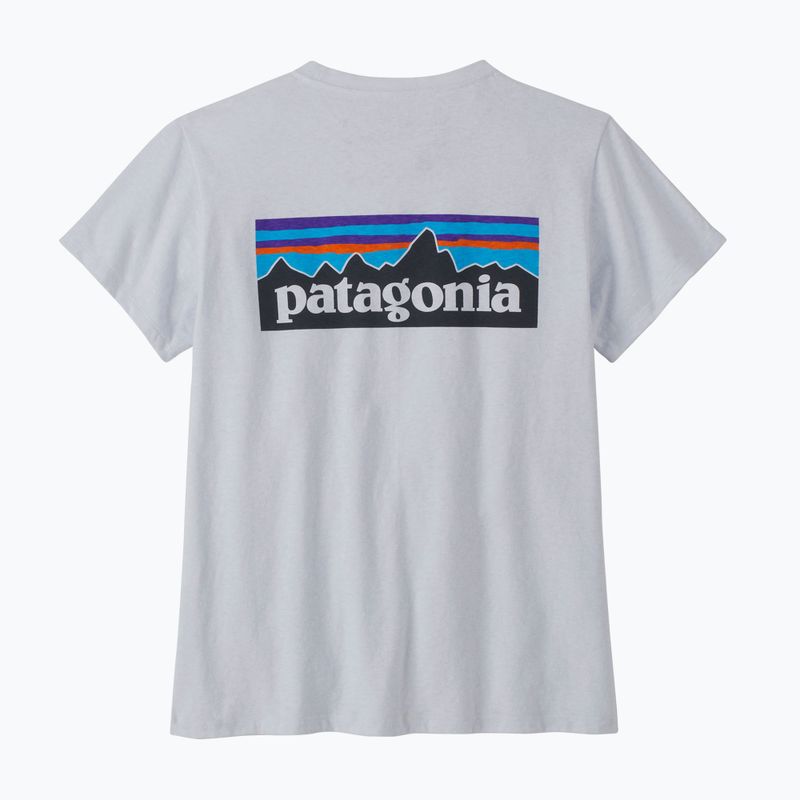 Koszulka damska Patagonia P-6 Logo Responsibili-Tee white 4