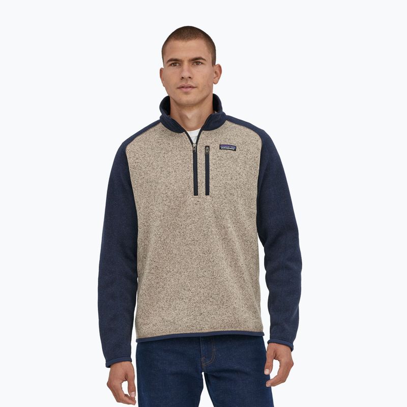 Bluza polarowa męska Patagonia Better Sweater 1/4 Zip oar tan
