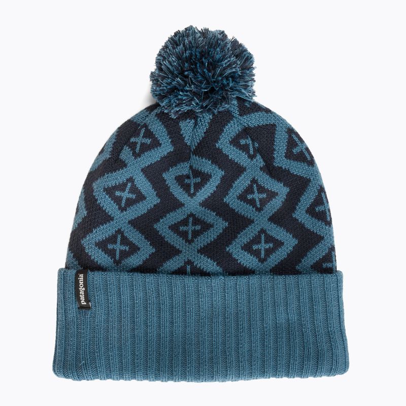 Czapka zimowa Patagonia Powder Town perennial pinecone/wavy blue 5