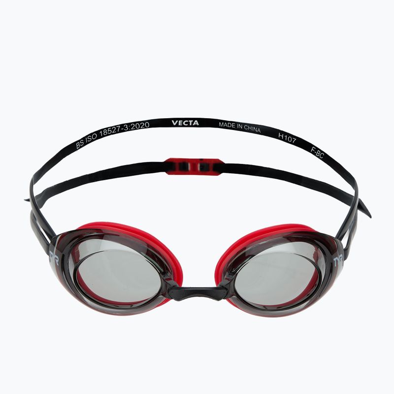 Okulary do pływania TYR Vecta Racing smoke/red/black 2