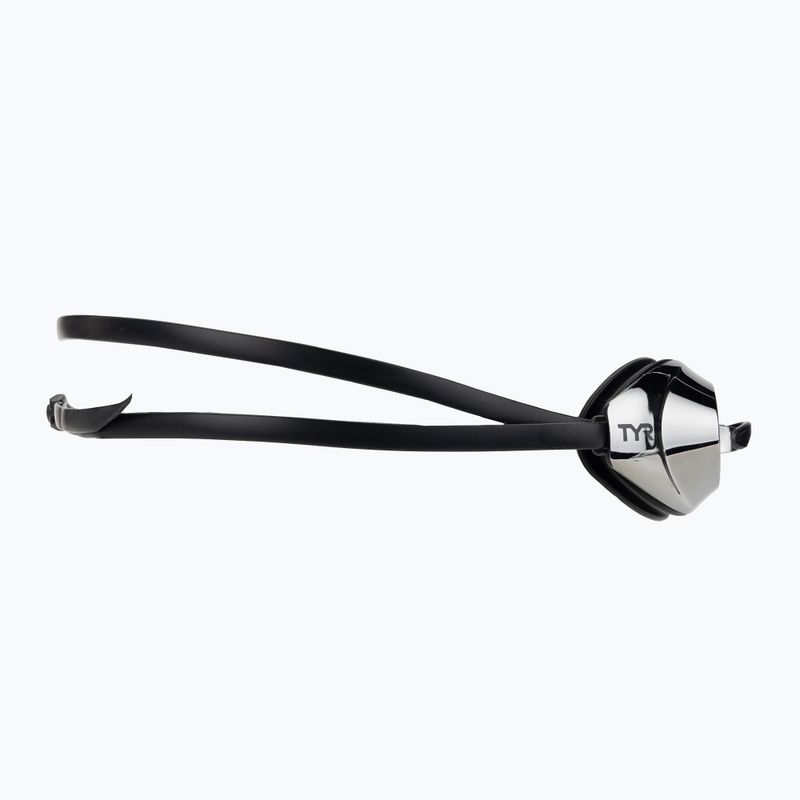 Okulary do pływania TYR Vecta Racing Mirrored silver/black/black 3