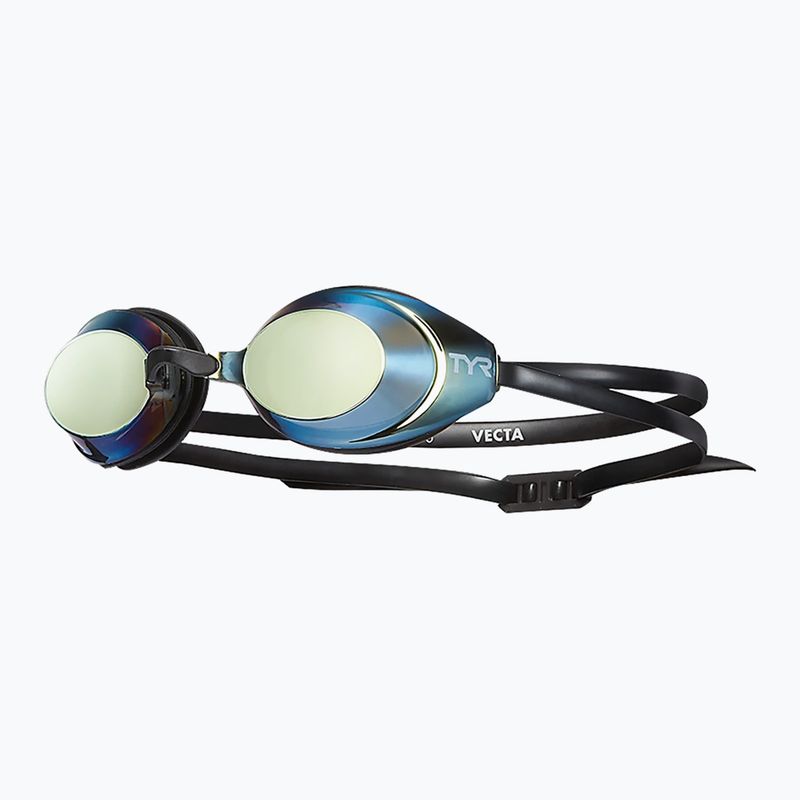 Okulary do pływania TYR Vecta Racing Mirrored gold/black/black