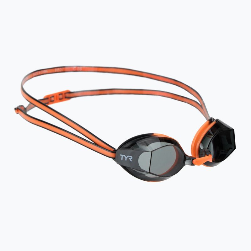Okulary do pływania dziecięce TYR Blackops 140 Ev Racing smoke/orange/black