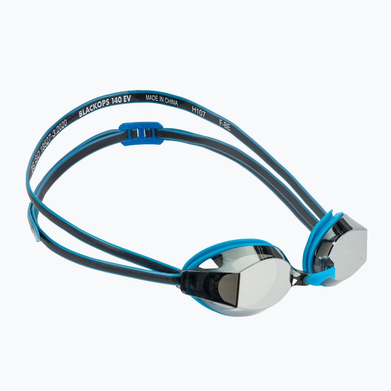 Okulary do pływania dziecięce TYR Blackops 140 Ev Racing Mirrored silver/ blue/ black