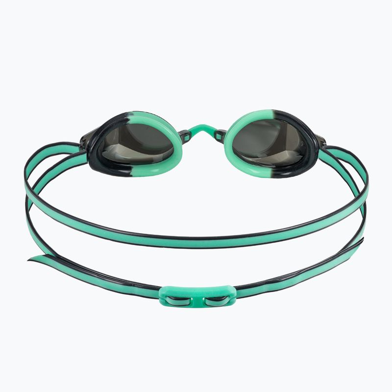 Okulary do pływania damskie TYR Blackops 140 Ev Racing Mirrored silver/ mint/ black 4