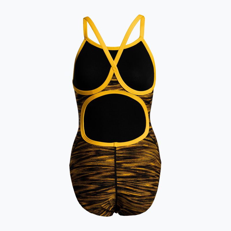 Strój pływacki jednoczęściowy damski TYR Fizzy Diamondfit black/gold 2