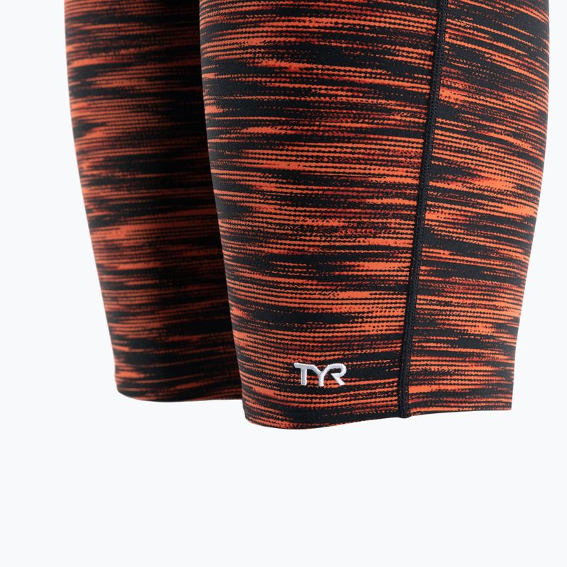 Jammery pływackie męskie TYR Fizzy Jammer black/orange 3