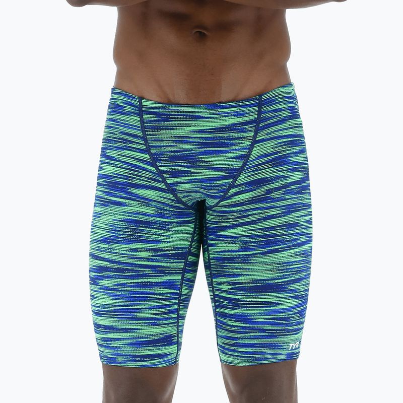 Jammery pływackie męskie TYR Fizzy Jammer blue/green 4