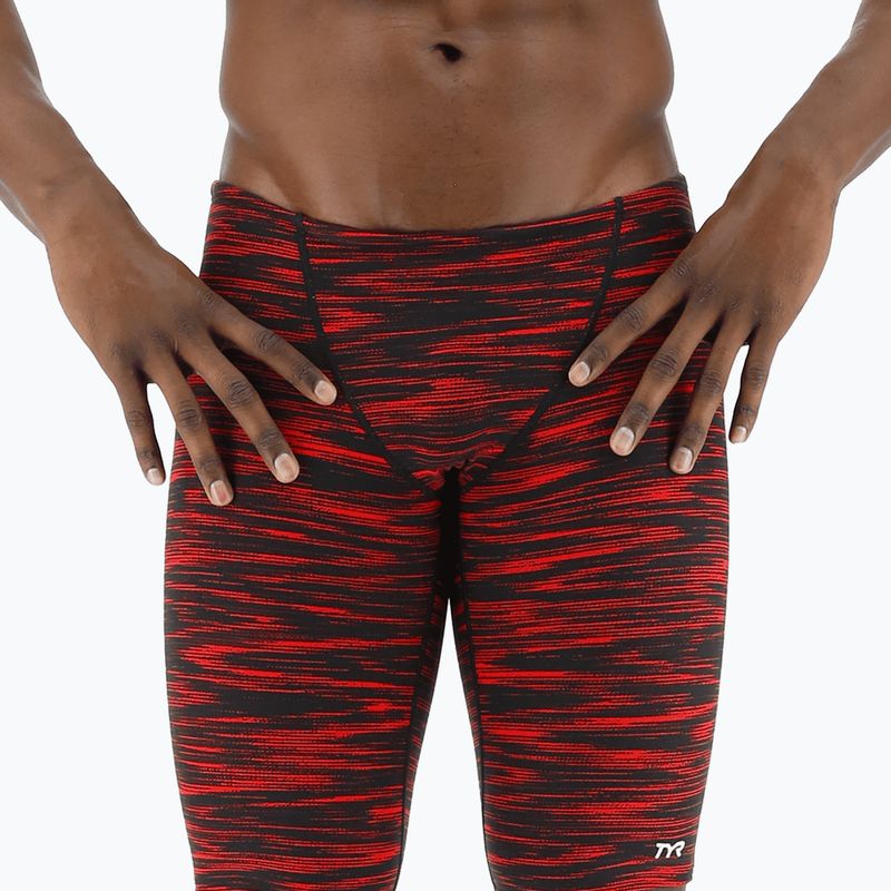 Jammery pływackie męskie TYR Fizzy Jammer red 4