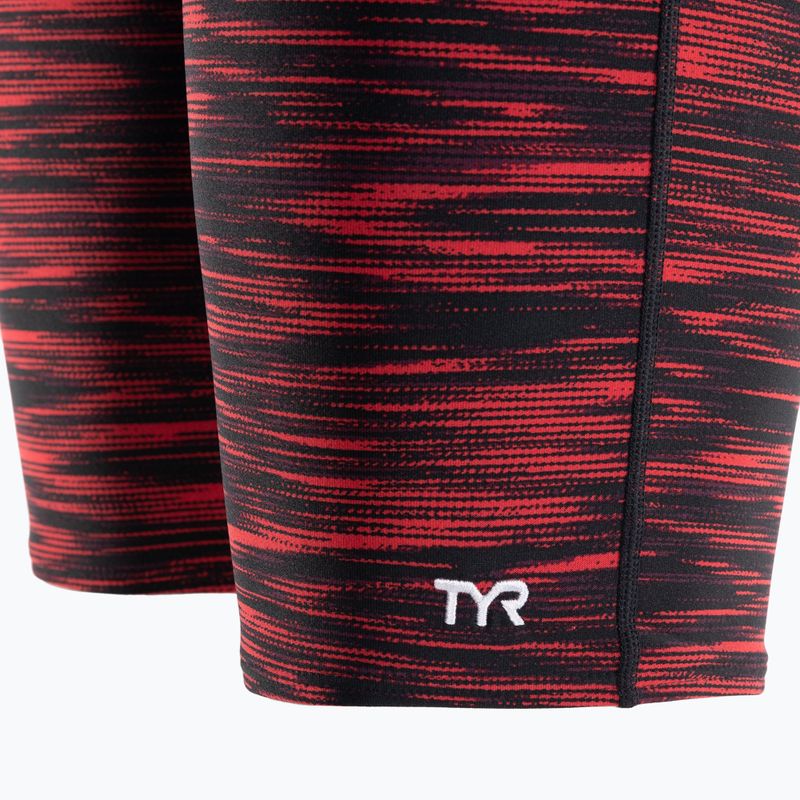 Jammery pływackie męskie TYR Fizzy Jammer red 3