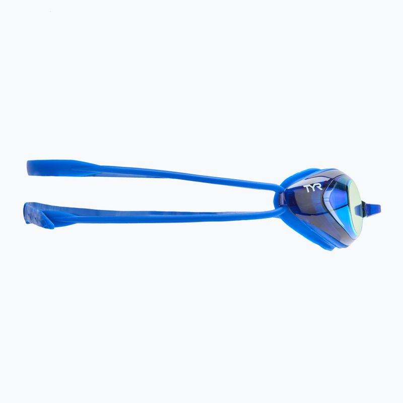 Okulary do pływania TYR Blackhawk Racing Mirrored gold/ royal 3