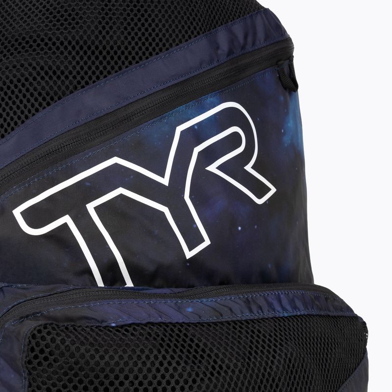 Worek pływacki TYR Elite Team Mesh 40 l blue/teal/green 4