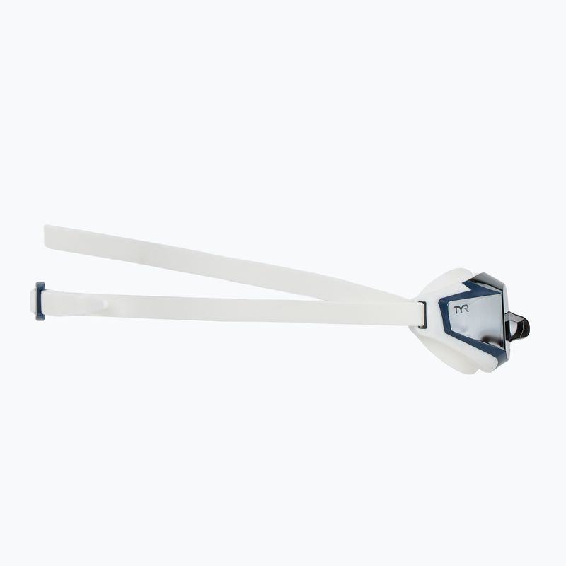 Okulary do pływania TYR Stealth-X Performance Mirrored silver/ white/ white 3