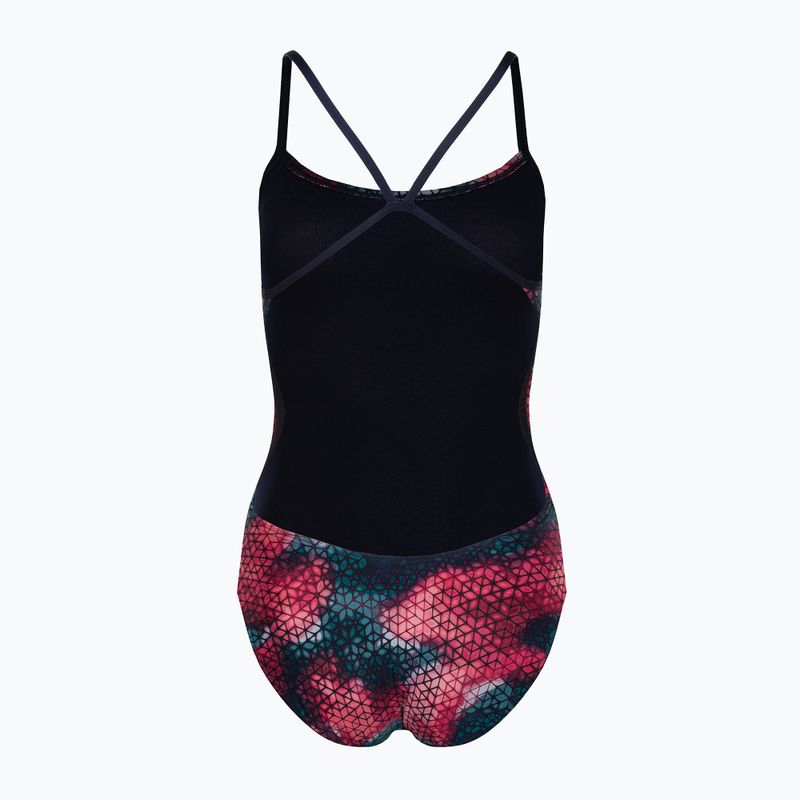 Strój pływacki jednoczęściowy damski TYR Starhex Cutoutfit red/multi 2