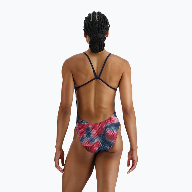 Strój pływacki jednoczęściowy damski TYR Starhex Cutoutfit red/multi 4