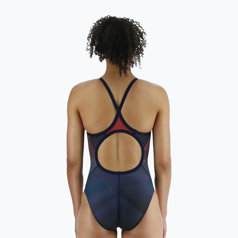 Strój pływacki jednoczęściowy damski TYR Forge Diamondfit red/multi 6