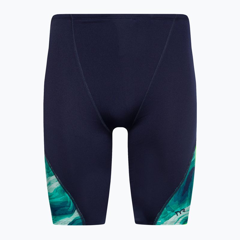 Jammery pływackie męskie TYR Mezio Blade Jammer teal/multi