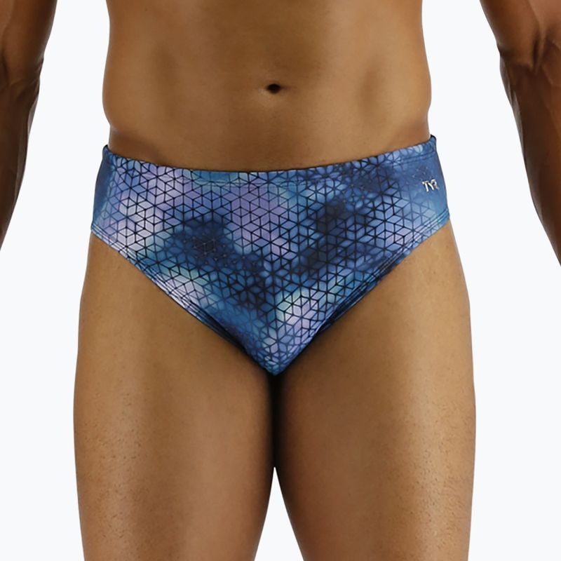 Slipy pływackie męskie TYR Starhex Racer blue ice