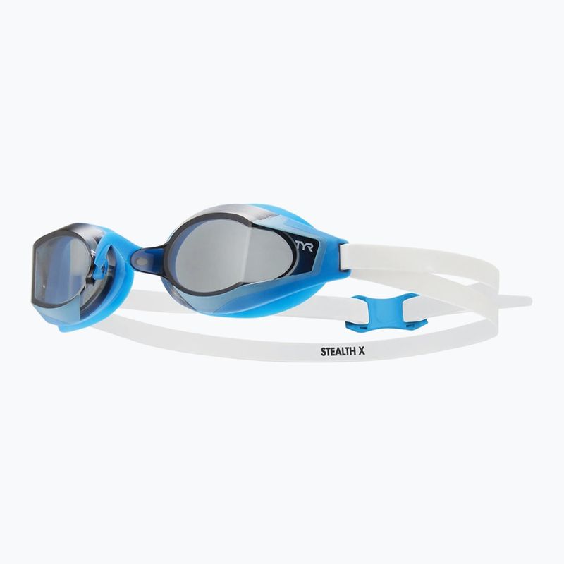 Okulary do pływania TYR Stealth-X Race smoke/white