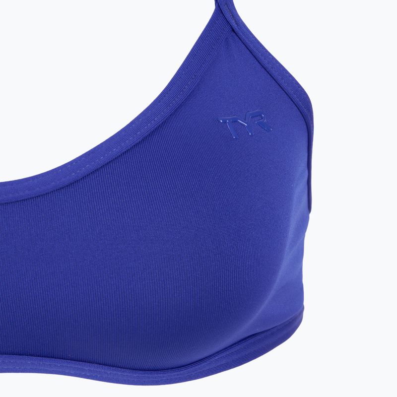 Góra od stroju kąpielowego TYR Durafast Elite Solid Trinity royal 3