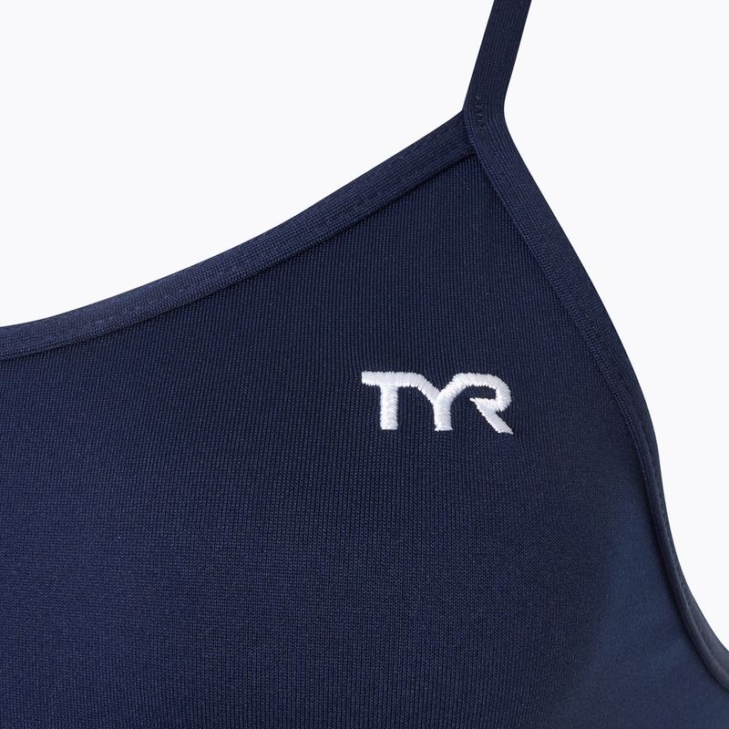 Strój pływacki jednoczęściowy damski TYR Solid Trinityfit Durafast Elite navy 3