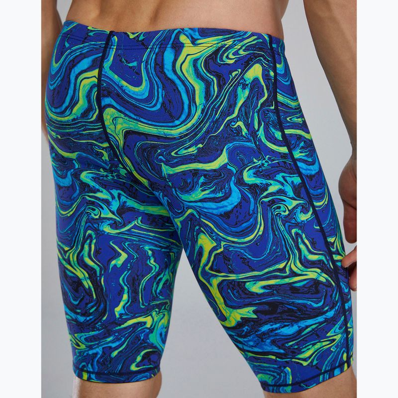Jammery pływackie męskie TYR Thresher Jammer Hyperblitz blue/green 2