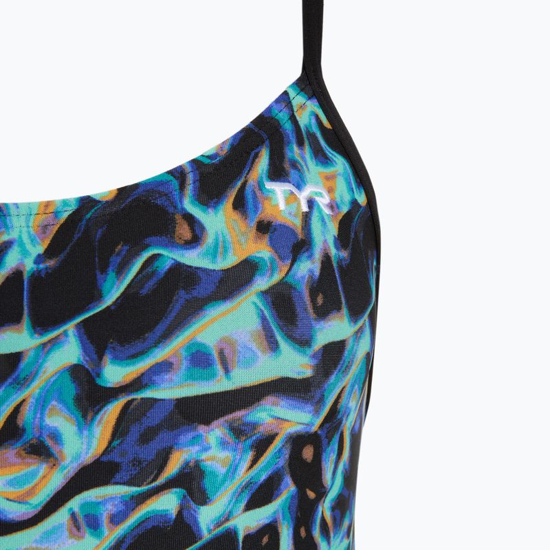 Strój pływacki jednoczęściowy damski TYR Durafast Elite Energia Cutoutfit blue 3