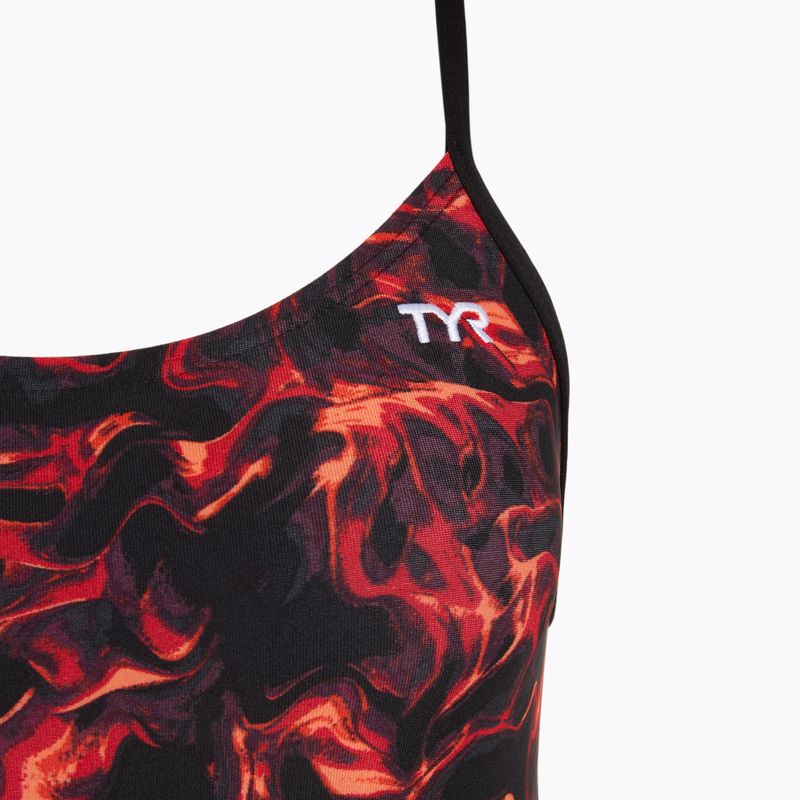 Strój pływacki jednoczęściowy damski TYR Durafast Elite Energia Cutoutfit red 3