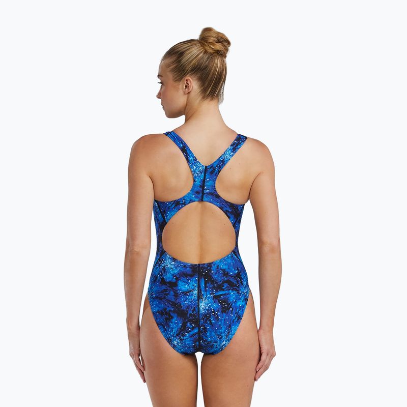 Strój pływacki jednoczęściowy damski TYR Durafast Elite Radiant Flare Maxfit blue 2