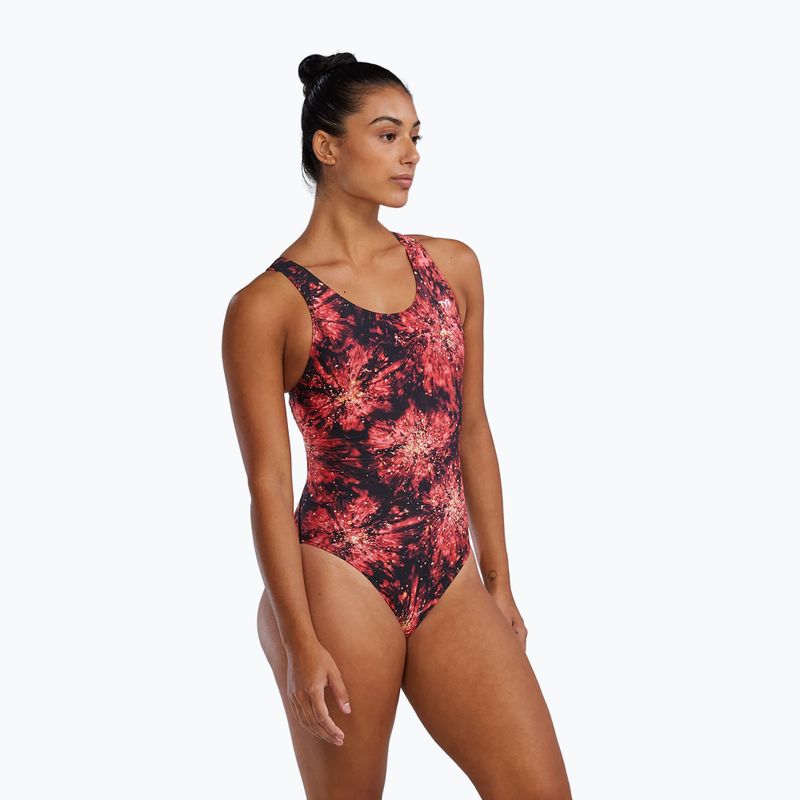 Strój pływacki jednoczęściowy damski TYR Durafast Elite Radiant Flare Maxfit red 4